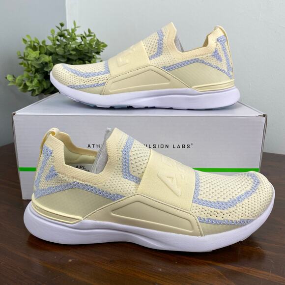 Athletic Propulsion Labs APL TechLoom Bliss Vanilla Fresh Air White Shoes Wm 6.5 - Picture 1 of 8
